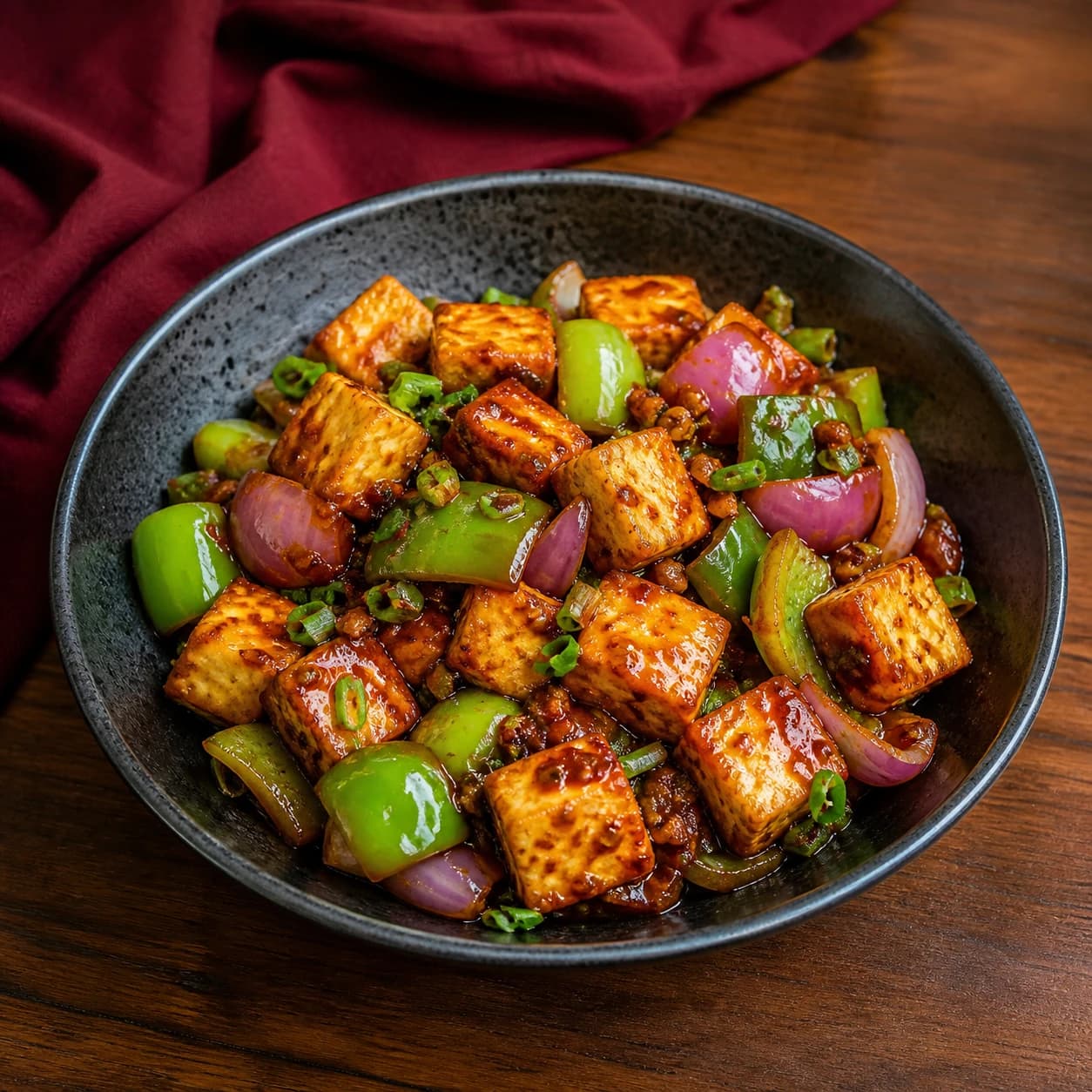 Chilli Paneer (Dry)